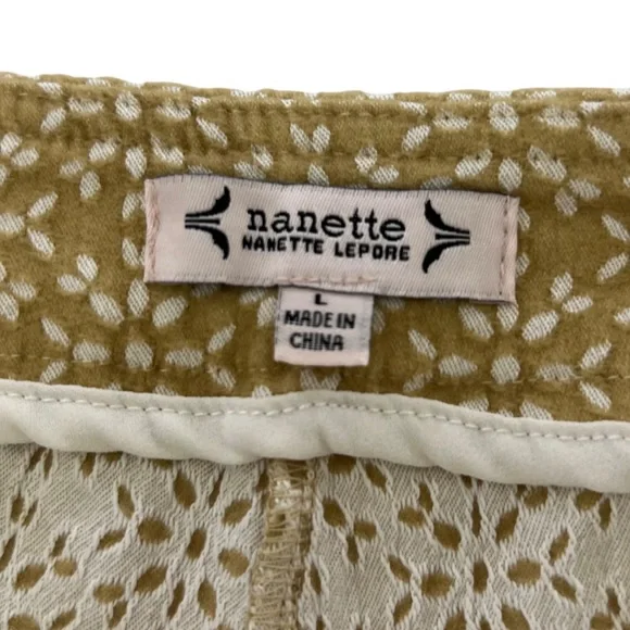 NEW Nanette Lepore Stretch Leggings Pants LG - Picture 3 of 4